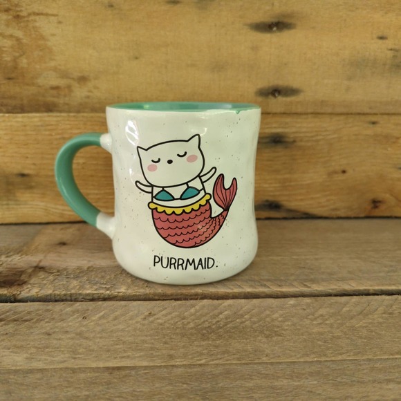 "Purrmaid" Ceramic Mug by Kensie Home - Picture 2 of 6